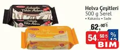 SEREL HELVA ÇEŞİTLERİ 500 G fiyat ve kampanya bilgisi